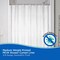 Kenney Mfg Medium Weight Decorative PEVA Shower Liner, 70" W x 72" H, Geo Frost KN61267 - alternate 3